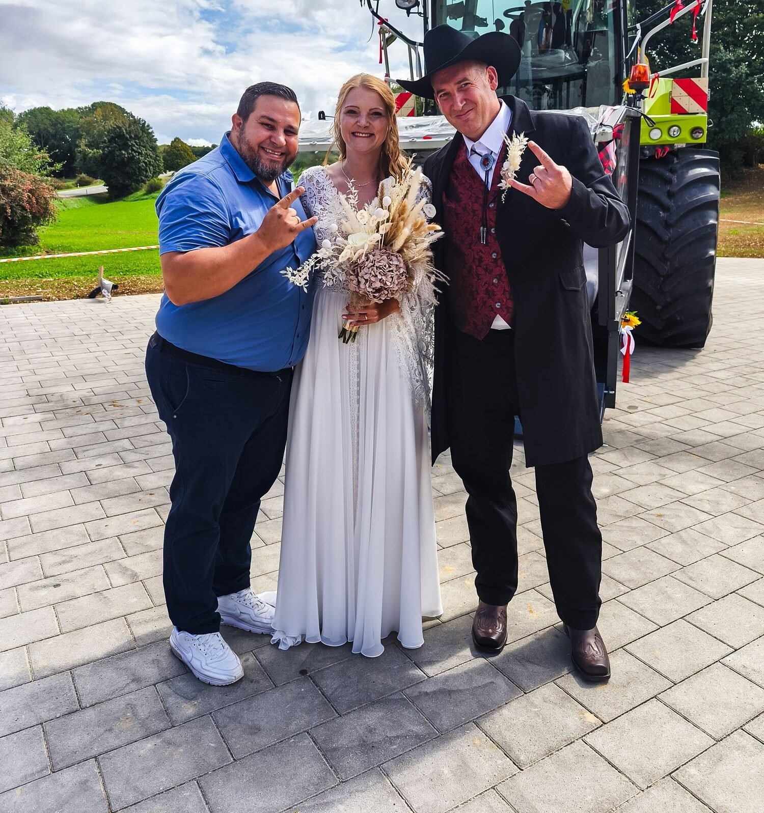 Hochzeit mit Rock und Metal Alena und Lars